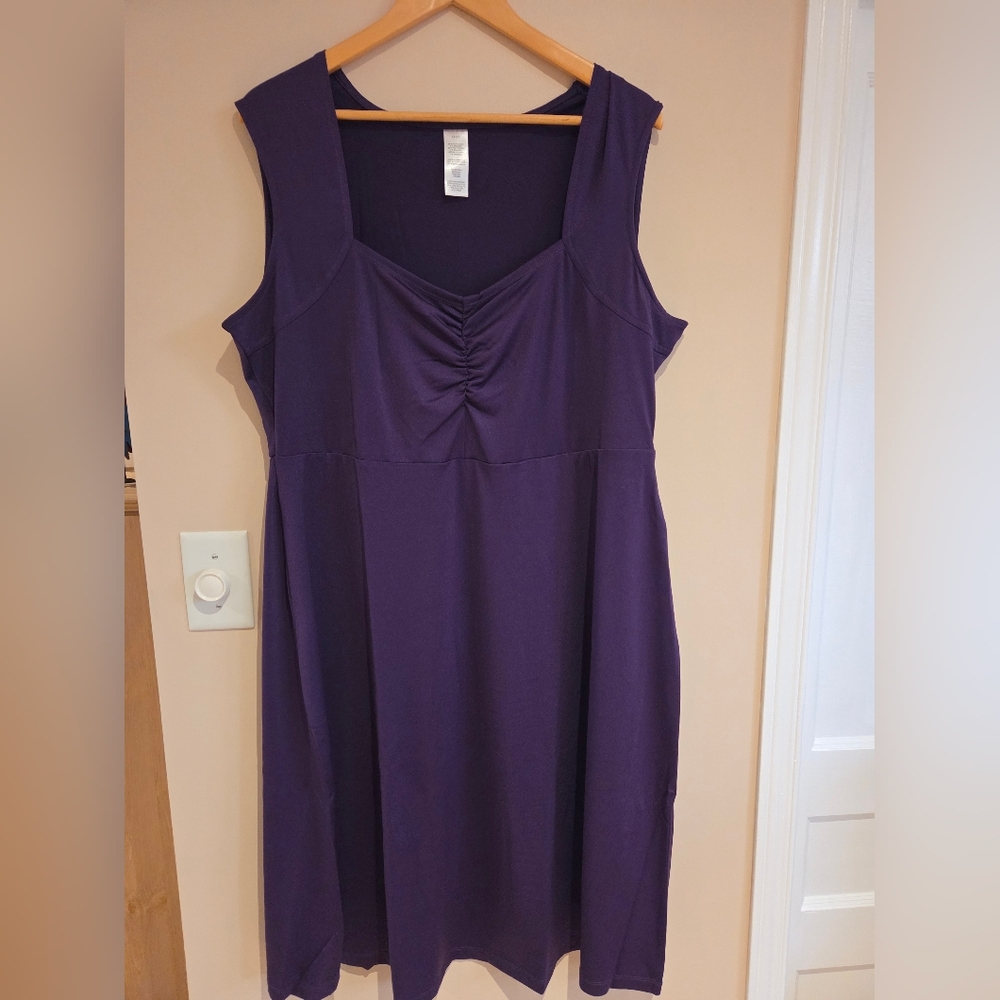 Avon Purple Midi Dress